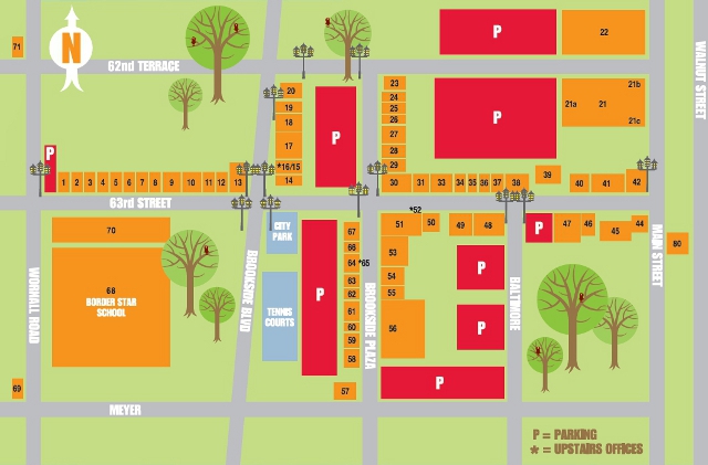 Map of Brookside