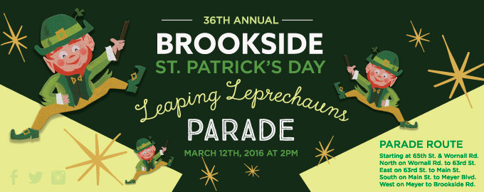 The 36th Annual Brookside St. Patrick’s Day Warm-up Parade