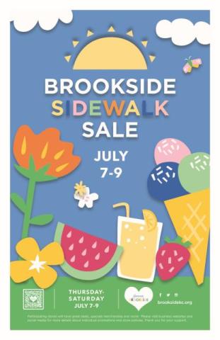 Brookside Sidewalk Sale July 7-9
