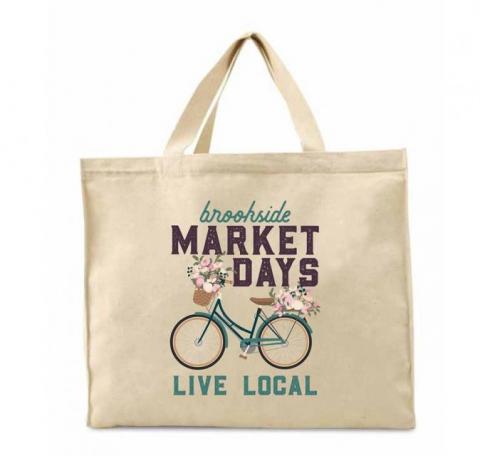 Brookside Market Days tote bag