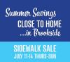 Summer Sidewalk Sale 2013